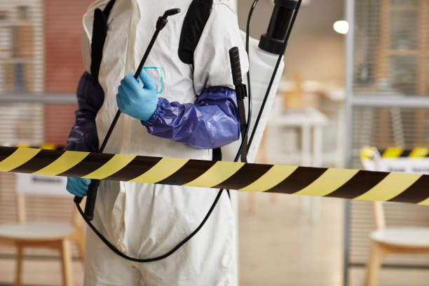 Professional Sewage Cleanup technician working in Gloucester City, NJ